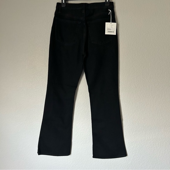 NWT Toteme Cropped Kick Denim in Faded Black Size 28/34 - Picture 6 of 6